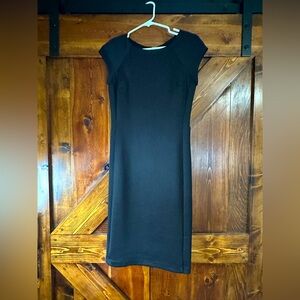 Black Suit Dress, Short Sleeve, Size 4